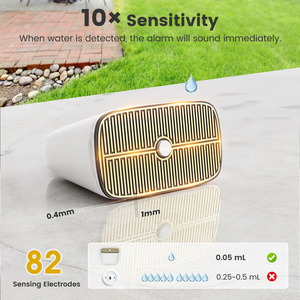 Tuya ذكي ZigBee مستشعر تسرب مياه الأمطار كاشف تسرب مياه الأمطار الفيضانات IP67 في الهواء الطلق مقاوم للماء التطبيق التحكم إنذار الأمن - Product Image 3