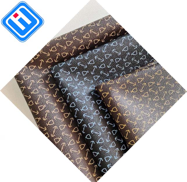 Designer PVC Faux Leather Print Fabric Leatherette Sheets Soft Waterproof Quick-Dry Wholesale Synthetic Leather Handbag Hairbows
