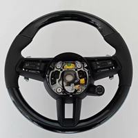 Compatible avec Porsche 911 996 Cayenne 958 718 Boxster 918 Cayman Macans Panamera Taycan RS 970 Carrera Volant en cuir intégral