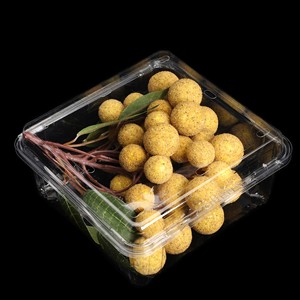 Bán Buôn Trái Cây Pet Bao Bì Nhựa Hộp Dùng Một Lần Trong Suốt Cherry Hiển Thị Vỏ Sò Vỉ Hộp Trái Cây Hộp Bao Bì - Product Image 2