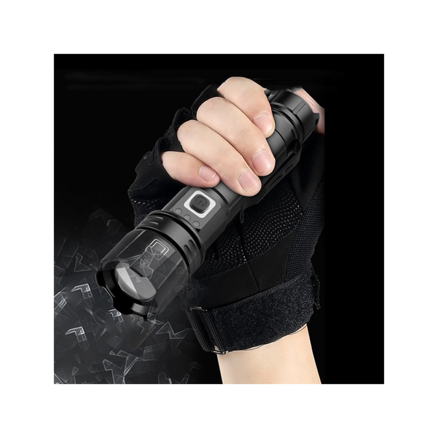 Tactical Flashlight Long-range 1500m Flashlight 1200lm 5 Modes Torch Light Led Flashlight Long Range Powerful Torch Light