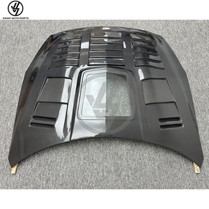 IMP Style Wet Carbon Fiber Front <b>Bonnet</b> With Glass for Nissan GTR R35 2008-2016 Carbon Engine Cover Hood Car Parts - Product Image 3