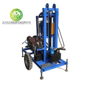 Offre Spéciale : Foreuse hydraulique rotative pour puits profonds, petite machine de forage montée sur roues pour puits d'eau, avec boîte de vitesses et engrenages. - Product Image 3