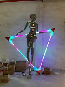 Bar Coffee Ornaments Large Resin Crafts Cartoon <strong>Statue</strong> Lighting Resin Figure <strong>Anime</strong> Character Life Size <strong>Statue</strong> - Product Image 4