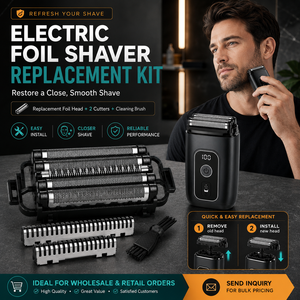 Factory Direct Universal <b>Razor</b> <b>Head</b> Replacement Kit Electric Shaver Foil Blade Components OEM ODM Service Available - Product Image 1