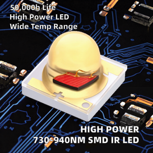 LED IR <span class=keywords><strong>SMD</strong></span> 3535 HY 30 degrés haute puissance 730nm 740nm 850nm 940nm, LED infrarouge lointain 1-5W, garantie 3 ans - Product Image 2