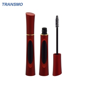 Emballage de tube de mascara, tube d'eye-liner, flacon de mascara rouge avec brosses, emballage vide pour mascara - Product Image 3