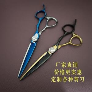 กรรไกรตัดผมมืออาชีพ Mlu ขนาด 6.5 นิ้ว ใบมีดสแตนเลสคม ด้ามจับยาว สำหรับทำผม - Product Image 2