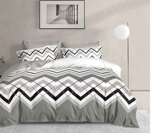 Parure de lit et draps imprimés en <span class=keywords><strong>tissu</strong></span> satiné <span class=keywords><strong>microfibre</strong></span> 100 % polyester 90 g/m² pour mariages et jeunes filles, par Fabric Factory - Product Image 6