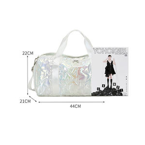 Sac à main à bandoulière grande capacité, séparation sec/humide, sac de voyage pour le sport, sac de voyage pour le yoga, sac de sport, sac de voyage en polyester, sac de sport - Product Image 5