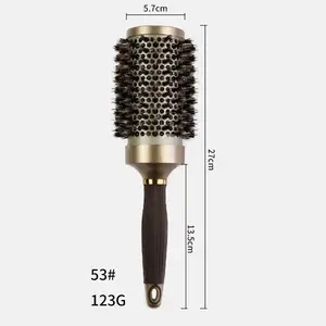 Profissional Personalizar Styling Bristle Hairdressing Detangling Ceramic Ionic Round Hair Brush