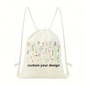 กระเป๋าผ้าแคนวาสแบบสั่งทำพิเศษสำหรับใส่ของไปชายหาด กระเป๋าเดินทาง กระเป๋าเป้สะพายหลังสำหรับผู้หญิง ของขวัญสำหรับเล่นกีฬาและออกกำลังกาย - Product Image 1