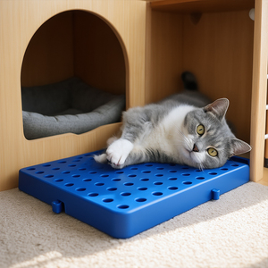 Toka bağlantı tasarımı ile küçük boyutlu plastik tepsi, ev kullanımı, depo ve süpermarket için uygun 500*300*100mm - Product Image 3