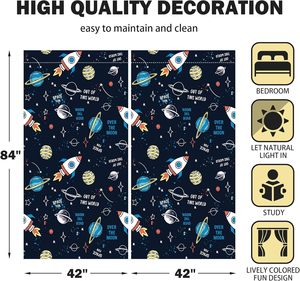 <span class=keywords><strong>Rideaux</strong></span> de fenêtre Galaxy Planet <span class=keywords><strong>pour</strong></span> enfants et adolescents, <span class=keywords><strong>rideaux</strong></span> sur le thème de l'espace extérieur, de l'univers, des étoiles, du ciel étoilé, <span class=keywords><strong>pour</strong></span> <span class=keywords><strong>chambre</strong></span> <span class=keywords><strong>d</strong></span>'enfant, 2 panneaux - Product Image 4