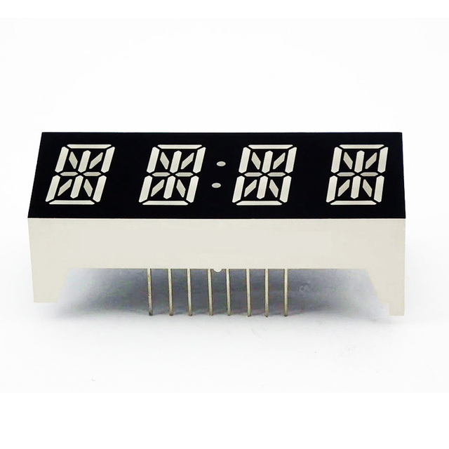 0.54" Yellow Green 4 Digit 14 Segment Led Alphanumeric Display