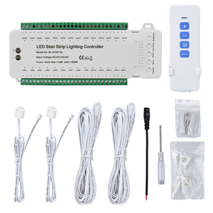 <span class=keywords><strong>Sensor</strong></span> PIR <span class=keywords><strong>para</strong></span> escaleras, controlador <span class=keywords><strong>LED</strong></span> <span class=keywords><strong>de</strong></span> 12V, 24V, CC, 28 canales, interruptor <span class=keywords><strong>de</strong></span> <span class=keywords><strong>luz</strong></span> nocturna, infrarrojo, inductivo <span class=keywords><strong>para</strong></span> escalones y luces - Product Image 6