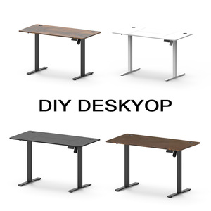Escritorio de oficina de pie minimalista moderno ajustable de un solo motor, muebles de ordenador de juego ajustables en altura para uso hospitalario - Product Image 4