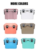 Tsunami vente en gros approvisionnement glacière 30L couleur bronzée coffre à glace pour pique-nique en plein air plage Camping refroidisseur Portable