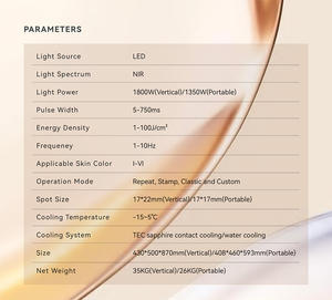 Máquina de Depilación Láser LED Profesional con Certificación Médica CE y FDA 2026 # Tecnología de Depilación LED #   Rejuvenecimiento de la Piel y Ojeras - Product Image 6