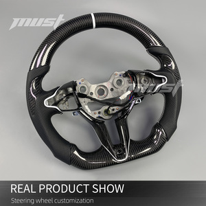 Volante Deportivo Personalizado de Fibra de Carbono con Diseño de Líneas para Hyundai I30N I20N Elantra <span class=keywords><strong>N</strong></span> <span class=keywords><strong>N</strong></span>-line <span class=keywords><strong>Fastback</strong></span> 2018-2026 - Product Image 3