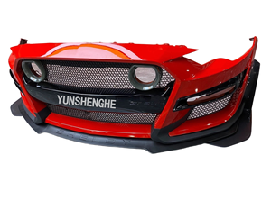 Parachoques Delantero de Alta Calidad para Ford Mustang 10-14, Actualización a Estilo Deportivo <span class=keywords><strong>Shelby</strong></span> <span class=keywords><strong>GT500</strong></span> con Luces - Product Image 6