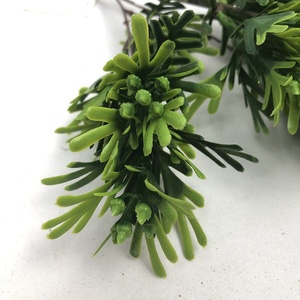 Usine décoration intérieure extérieure résistante aux UV feuilles en plastique artificielles plante buisson - Product Image 6
