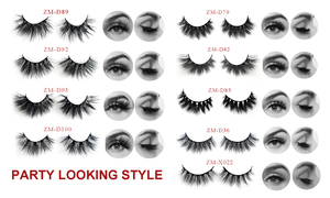 Sales broadly private label 3d mink hair faux eyelashes - Product Image 6