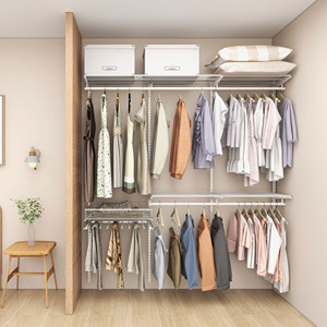 Đa-Chức Năng Có Thể Điều Chỉnh Kim Loại Lưu Trữ Giá Cho Quần Áo Hat Phòng Tắm Sử Dụng Phòng Ngủ Hiện Đại Tủ Quần Áo Với Có Thể Tháo Rời Thiết Kế - Product Image 3