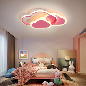 Lambalar yaratıcı yatak odası romantik kızlar İskandinav sıcak olabilir tavan lambası Led Metal Modern kız pembe çocuk odası ışıkları - Product Image 6
