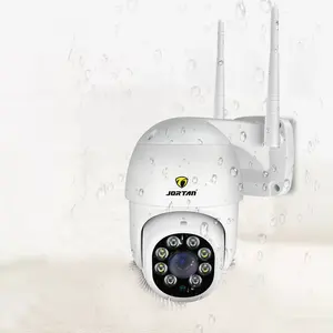Jortan kamera cerdas 3MP/4MP Wifi, kamera keamanan interkom dua arah pelacakan otomatis Full HD IP cerdas WiFi