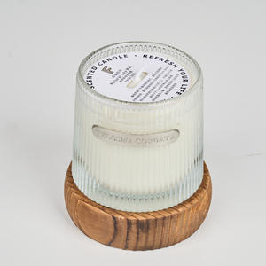 Bougie en cire de soja parfumée faite à la main avec logo personnalisable pour la décoration de la maison, les anniversaires, les mariages, les fêtes et les occasions - Product Image 3