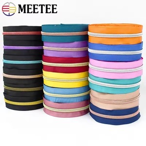 Meetee 3 #   5 #   Ruban de <span class=keywords><strong>fermeture</strong></span> éclair en nylon pour vêtements, fermetures éclair en spirale <span class=keywords><strong>au</strong></span> <span class=keywords><strong>mètre</strong></span>, kit de réparation de fermetures éclair, accessoires de fermetures pour vêtements - Product Image 1