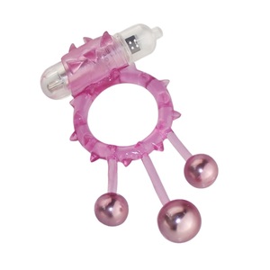 แหวนรององคชาต Aphrodisia Ball Banger แบบ 3 ลูกบอลสั่นสะเทือน วัสดุ TPE ABS สำหรับผู้ชาย ช่วยเพิ่มสมรรถภาพทางเพศ ยืดเวลาการมีเพศสัมพันธ์ พร้อมอุปกรณ์เสริมระบบสั่น - Product Image 4