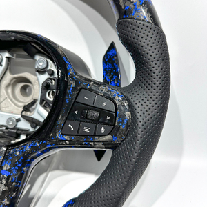 Volante Deportivo de Fibra de Carbono Forjado Azul para BMW Serie G G20 G28 G29 G30 G32 G15 G01 G02 G05 G06 G07 G38 G11 G12 M3 M4 M5 M6 <span class=keywords><strong>M8</strong></span> - Product Image 2