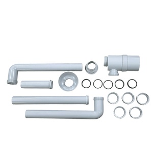 Kit de <span class=keywords><strong>siphon</strong></span> à joint d'étanchéité S/P, drain de lavabo anti-insectes à éjection rapide pour drainage universel de salle de bain - Product Image 2