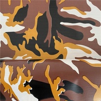 Bâche en tissu imprimé portable en gros, bâche en PVC enduite de camouflage pour couverture de tente