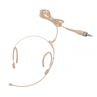 Micrófono de Diadema Electret HM-4035 Versión Mejorada, Mini Micrófono de Condensador de 4 Pines para Audio Technica Body-Pack