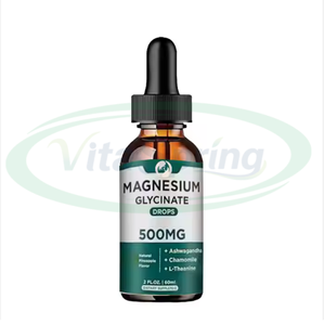 ASAP OEM Private Label <b>Magnesium</b> Glycinate <b>Liquid</b> <b>Supplements</b> <b>Magnesium</b> Glycinate Drop - Product Image 1