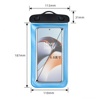 Étuis universels étanches en PVC pour téléphones portables Pochette transparente Sac étanche Pochette étanche pour téléphone portable Étui pour iPhone