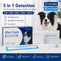 Kit de diagnostic réutilisable pour le test rapide du groupe sanguin et de l'Ehrlichia chez le chien, pour usage commercial et domestique