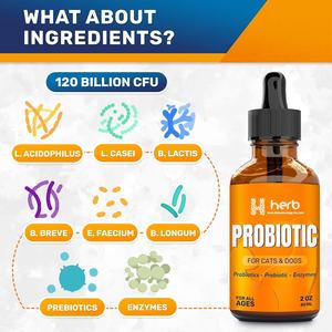 Gotas Probióticas para Perros, Enzimas Digestivas, Apoyo a la Salud Digestiva, Suplementos para el Sistema Inmunológico, Gotas Probióticas para Mascotas Sensibles - Product Image 2