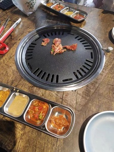 Horno de <span class=keywords><strong>barbacoa</strong></span> de interior comercial integrado coreano, parrilla de <span class=keywords><strong>barbacoa</strong></span> de <span class=keywords><strong>carbón</strong></span> de mesa <span class=keywords><strong>para</strong></span> fiestas en el jardín al aire libre con <span class=keywords><strong>bandeja</strong></span> <span class=keywords><strong>para</strong></span> hornear de 330mm - Product Image 6