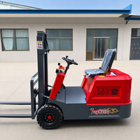 Chariot élévateur électrique compact à 3 roues de 1 tonne, chariot élévateur électrique de 1000 kg alimenté par batterie, certifié CE, prix d'usine, chargement de conteneurs