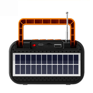 Haut-parleur solaire portable d'extérieur avec subwoofer, radio domestique de haute qualité, mini-enceinte pour voiture - Product Image 5