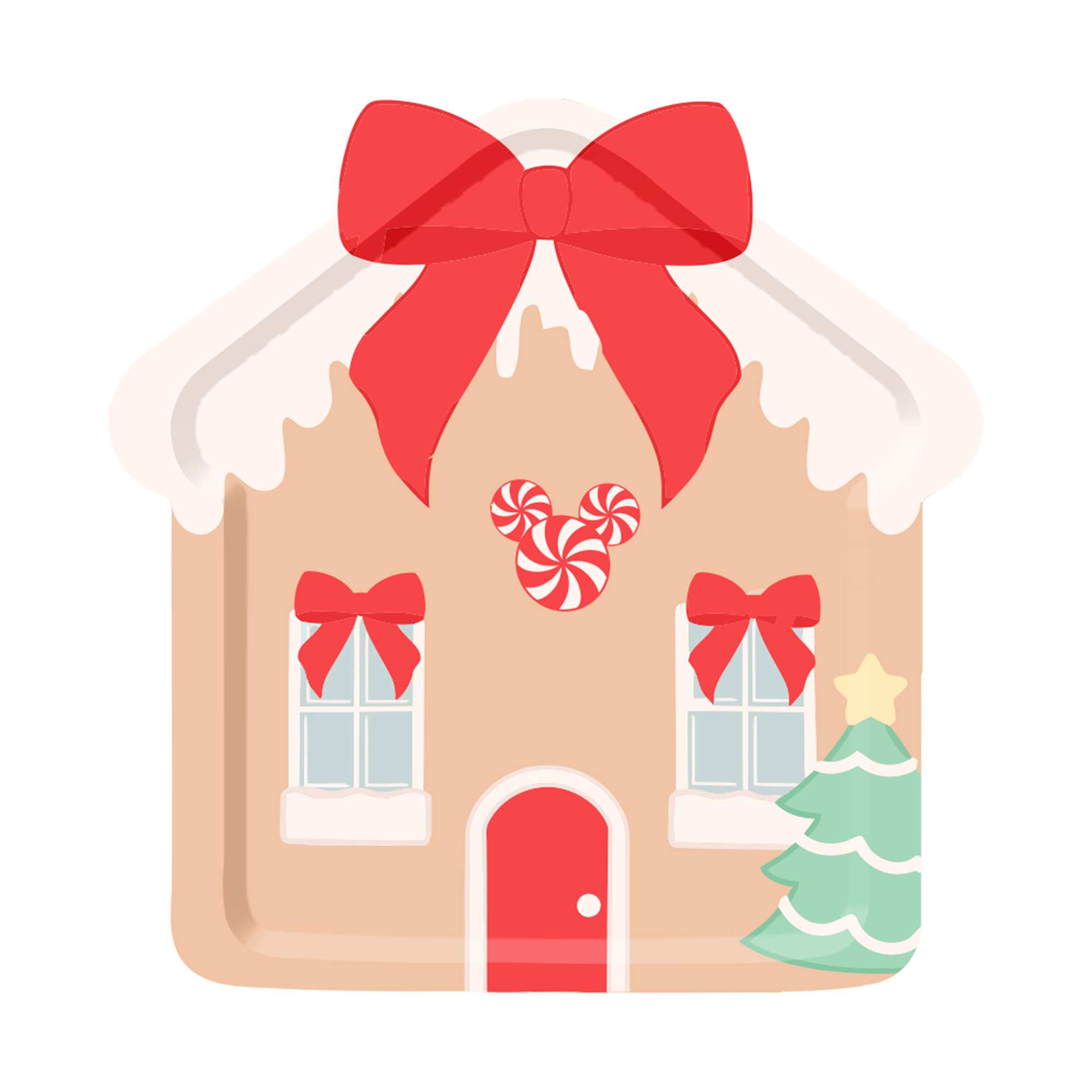 Plato de papel de 9 pulgadas * 8 unidades