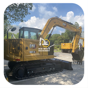 รถขุดขนาดเล็ก Caterpillar รุ่น 307.5 แบบตีนตะขาบ ระบบไฮดรอลิก พร้อมใบมีด สำหรับใช้ในบ้าน CAT 307.5 307 306 305.5 303.5 รถขุดขนาดเล็ก - Product Image 1