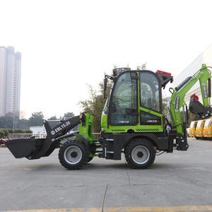 Compact 4x4 <b>Tractor</b> <b>Backhoe</b> <b>Loader</b> EBL15-26 Hydraulic Multi Function Construction Machine with Attachments - Product Image 4