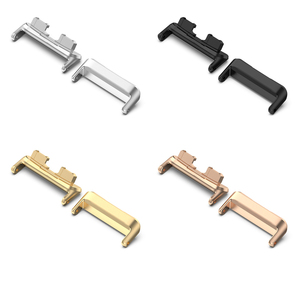 1 paire de barrettes à ressort métalliques de 12 mm, 14 mm, 16 mm pour accessoires de montre connectée, connecteurs de bracelet pour <span class=keywords><strong>Huawei</strong></span> <span class=keywords><strong>Band</strong></span> 10, 9, 8 - Product Image 2