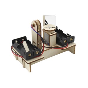 Kit de nivel láser de madera para bricolaje, juguete educativo de ciencia manual con pilas para niños de 7 a 9 años, herramienta de aprendizaje STEAM - Product Image 4