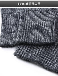 Suéteres de invierno para hombre, Jersey de punto acolchado de lana antiarrugas con logotipo frontal, suéter de diseño transpirable para hombre - Product Image 5